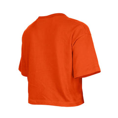 Cincinnati Bengals New Era Girl's Flip Sequin Boxy T-Shirt - Orange for sale
