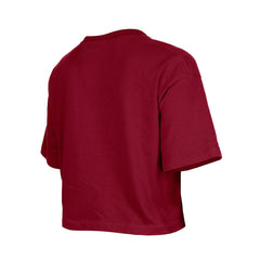 Washington Commanders New Era Girl's Flip Sequin Boxy T-Shirt - Burgundy sale