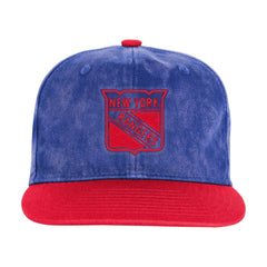 New York Rangers Outerstuff Youth True Retro Deadstock Adjustable Hat - Royal/Red Hats