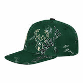 Milwaukee Bucks Outerstuff Youth Street Hooper Allover Print Snapback Hat - Hunter Green online
