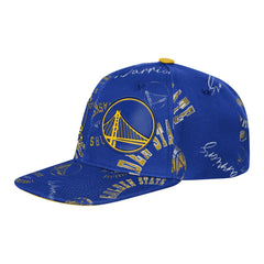 Golden State Warriors Outerstuff Youth Street Hooper Allover Print Snapback Hat sale - Royal for sale