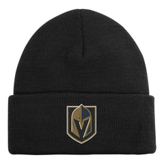 Vegas Golden Knights Outerstuff Youth 2.0 Essential Cuffed Knit Hat - Black Hats