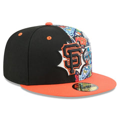 San Francisco Giants 2025 MLB Diamond Hero Edition 59FIFTY Fitted Hat Black/Orange
