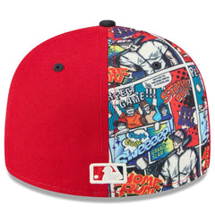 Washington Nationals 2025 MLB Diamond Hero Edition Low Profile 59FIFTY Fitted Hat Red/Navy