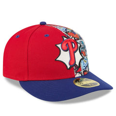 Philadelphia Phillies 2025 MLB Diamond Hero Edition Low Profile 59FIFTY Fitted Hat Red/Royal