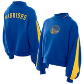 Golden State Warriors Women's Sport Night Balloon Sleeves Sweatshirt sale - Royal discount