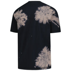 New York Knicks Injection Bleached Out Raw Edge Oversized T-Shirt - Black online