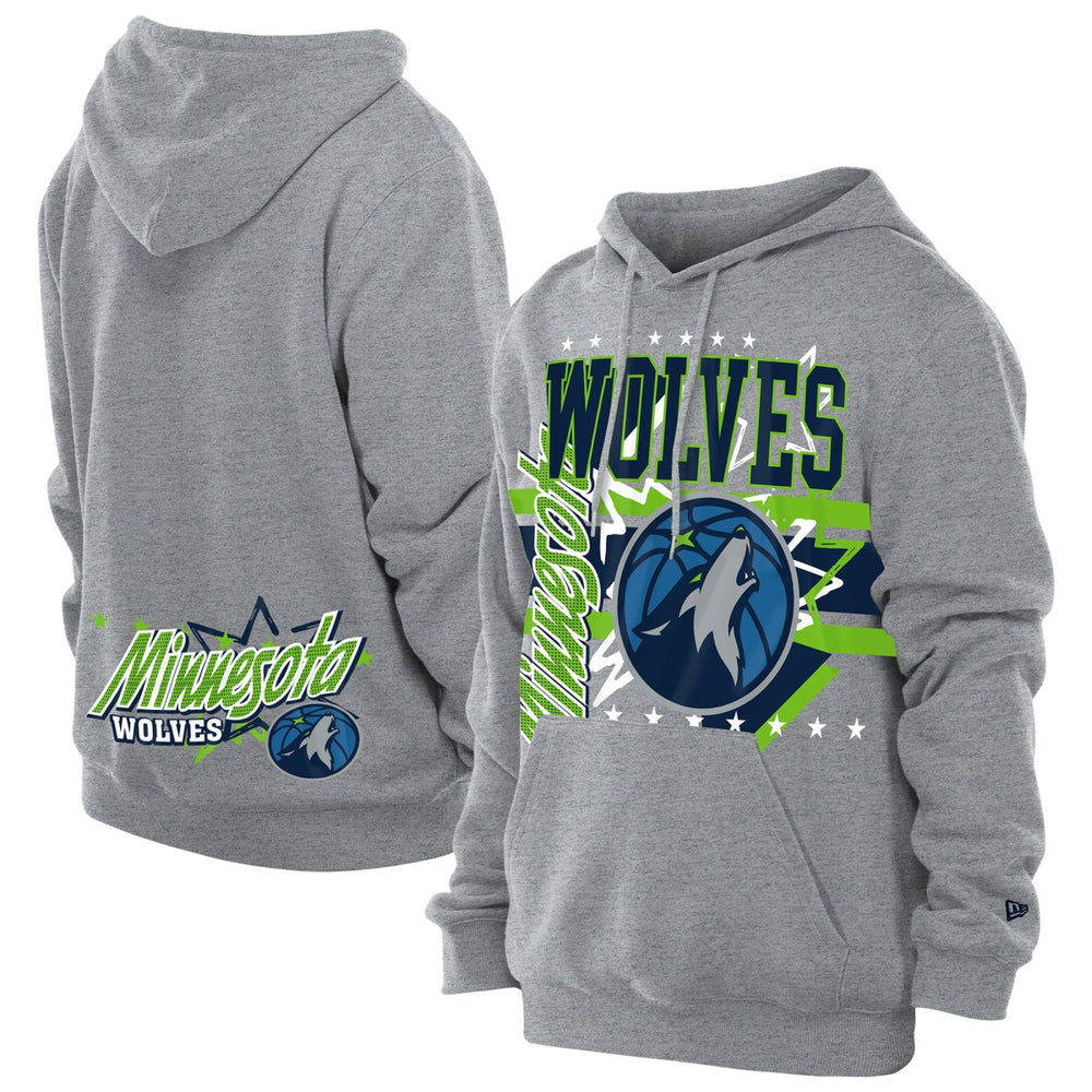 Minnesota Timberwolves Injection Sport Classics Fleece Hoodie - Heather Gray for sale