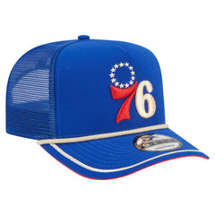 Philadelphia 76ers Vintage Team Rope A-Frame 9FIFTY Snapback Hat - Royal shop