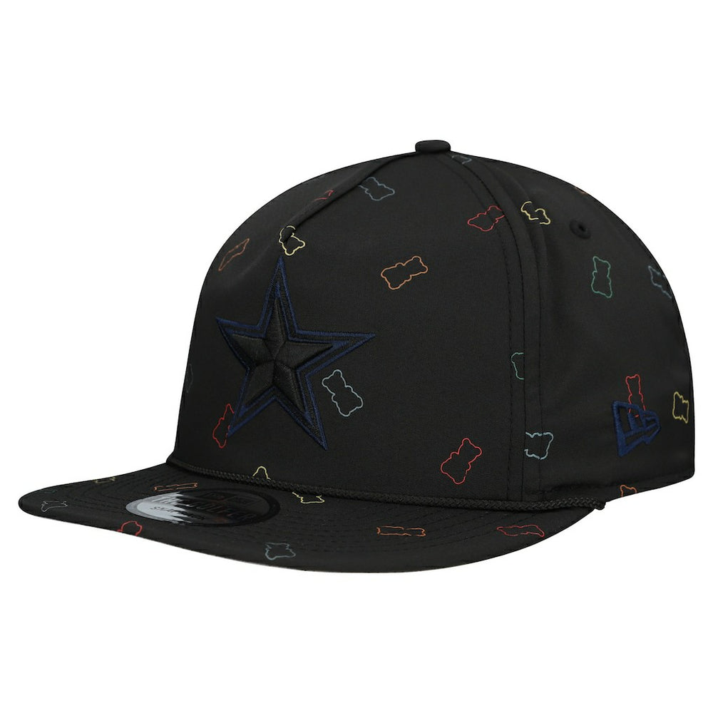 Dallas Cowboys New Era Gummy Golfer Snapback Hat - Black cheap