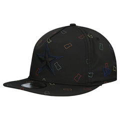 Dallas Cowboys New Era Gummy Golfer Snapback Hat - Black cheap