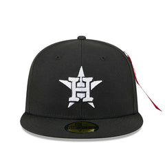 Houston Astros x Alpha Industries 59FIFTY Fitted Hat Black