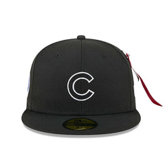 Chicago Cubs x Alpha Industries 59FIFTY Fitted Hat Black