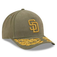 San Diego Padres x Alpha Industries A-Frame 9FORTY Adjustable Hat Olive