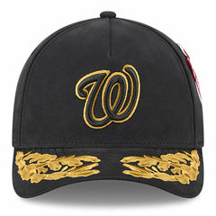 Washington Nationals x Alpha Industries A-Frame 9FORTY Adjustable Hat Black