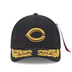 Cincinnati Reds x Alpha Industries A-Frame 9FORTY Adjustable Hat Black