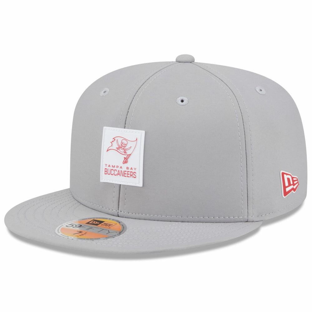 Tampa Bay Buccaneers New Era 2025 Sideline 59FIFTY Fitted Hat - Gray for sale