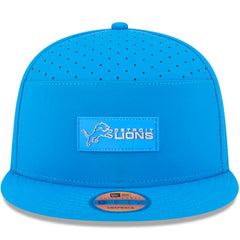 Detroit Lions New Era 2025 Sideline Split Panel 9FIFTY Snapback Hat - Blue cheap