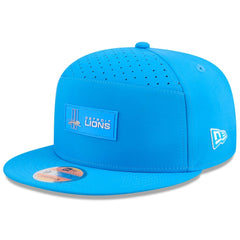 Detroit Lions New Era 2025 Sideline Throwback Split Panel 9FIFTY Snapback Hat - Blue online