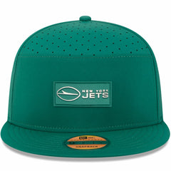New York Jets New Era 2025 Sideline Split Panel 9FIFTY Snapback Hat - Green on sale