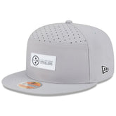 Pittsburgh Steelers New Era 2025 Sideline Split Panel 9FIFTY Snapback Hat - Gray discount
