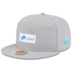 Detroit Lions New Era 2025 Sideline Split Panel 9FIFTY Snapback Hat - Gray sale