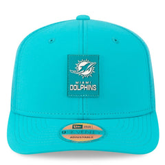 Miami Dolphins New Era 2025 Sideline 9SEVENTY Trucker Adjustable Hat - Aqua discount