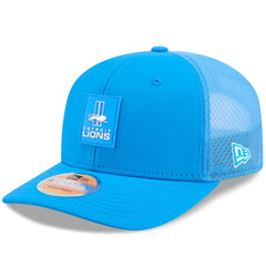 Detroit Lions New Era 2025 Sideline Throwback 9SEVENTY Trucker Adjustable Hat - Blue for sale