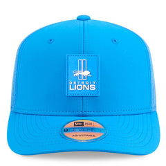 Detroit Lions New Era 2025 Sideline Throwback 9SEVENTY Trucker Adjustable Hat - Blue for sale