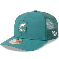 Philadelphia Eagles New Era 2025 Sideline 9SEVENTY Trucker Adjustable Hat - Green cheap