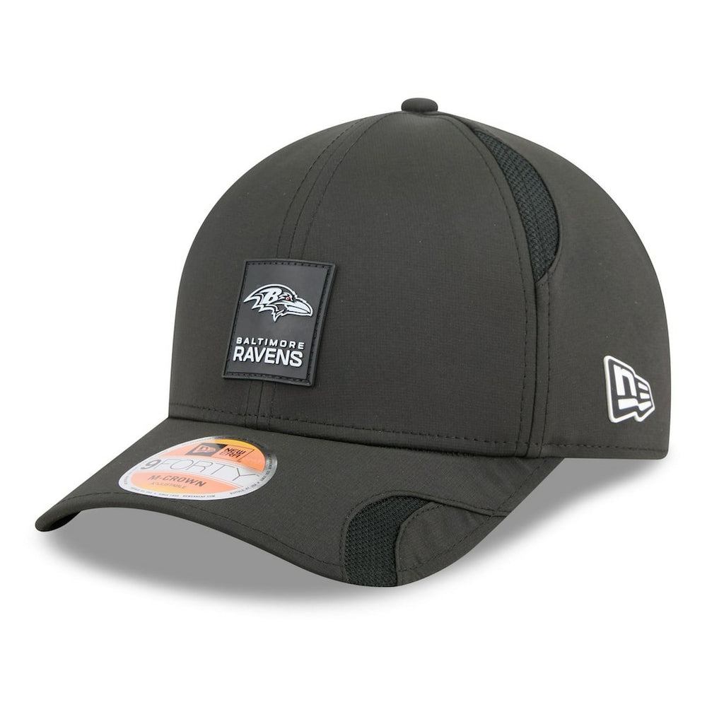 Baltimore Ravens New Era 2025 Sideline M-Crown 9FORTY Adjustable Hat - Black for sale