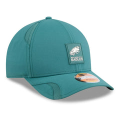 Philadelphia Eagles New Era 2025 Sideline M-Crown 9FORTY Adjustable Hat - Midnight Green for sale