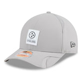 Pittsburgh Steelers New Era 2025 Sideline M-Crown 9FORTY Adjustable Hat - Gray on sale