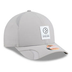 Pittsburgh Steelers New Era 2025 Sideline M-Crown 9FORTY Adjustable Hat - Gray on sale