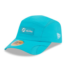 Miami Dolphins New Era 2025 Sideline Runner Adjustable Hat - Aqua discount