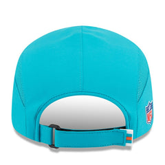Miami Dolphins New Era 2025 Sideline Runner Adjustable Hat - Aqua discount