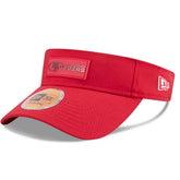 San Francisco 49ers New Era 2025 Sideline Visor - Scarlet cheap
