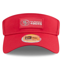 San Francisco 49ers New Era 2025 Sideline Visor - Scarlet cheap