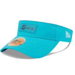 Miami Dolphins New Era 2025 Sideline Visor - Aqua for sale