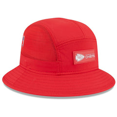 Kansas City Chiefs New Era 2025 Sideline Bucket Hat - Red discount