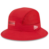 San Francisco 49ers New Era 2025 Sideline Bucket Hat - Scarlet discount