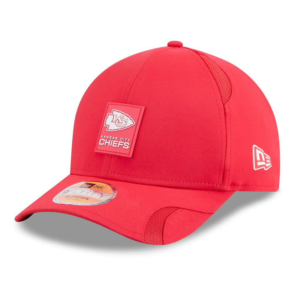 Kansas City Chiefs New Era Youth 2025 Sideline 9FORTY Adjustable Hat - Red on sale