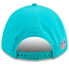 Miami Dolphins New Era Youth 2025 Sideline 9FORTY Adjustable Hat - Aqua cheap
