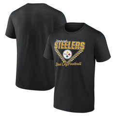Pittsburgh Steelers Steel City Football T-Shirt - Black sale