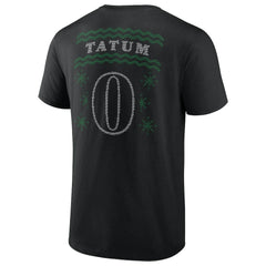 Jayson Tatum Boston Celtics Ugly Sweater Name & Number T-Shirt - Black outlet