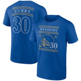 Stephen Curry Golden State Warriors Ugly Sweater Name & Number T-Shirt sale - Royal for sale