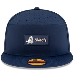 Dallas Cowboys New Era 2025 Sideline Throwback Split Panel 9FIFTY Snapback Hat - Navy discount
