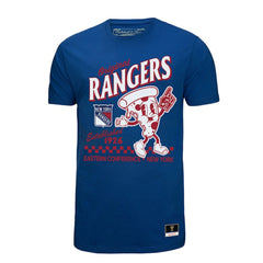 New York Rangers Mitchell & Ness Local Food T-Shirt - Blue T-shirts