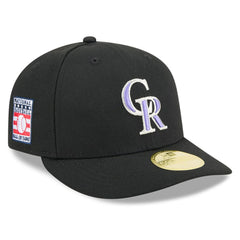 Colorado Rockies Baseball Hall of Fame 59FIFTY Low Profile Fitted Hat Black
