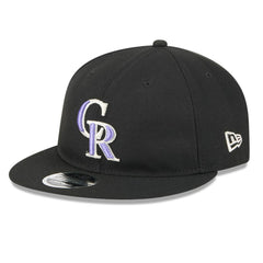 Colorado Rockies Baseball Hall of Fame Retro Crown 9FIFTY Adjustable Hat Black